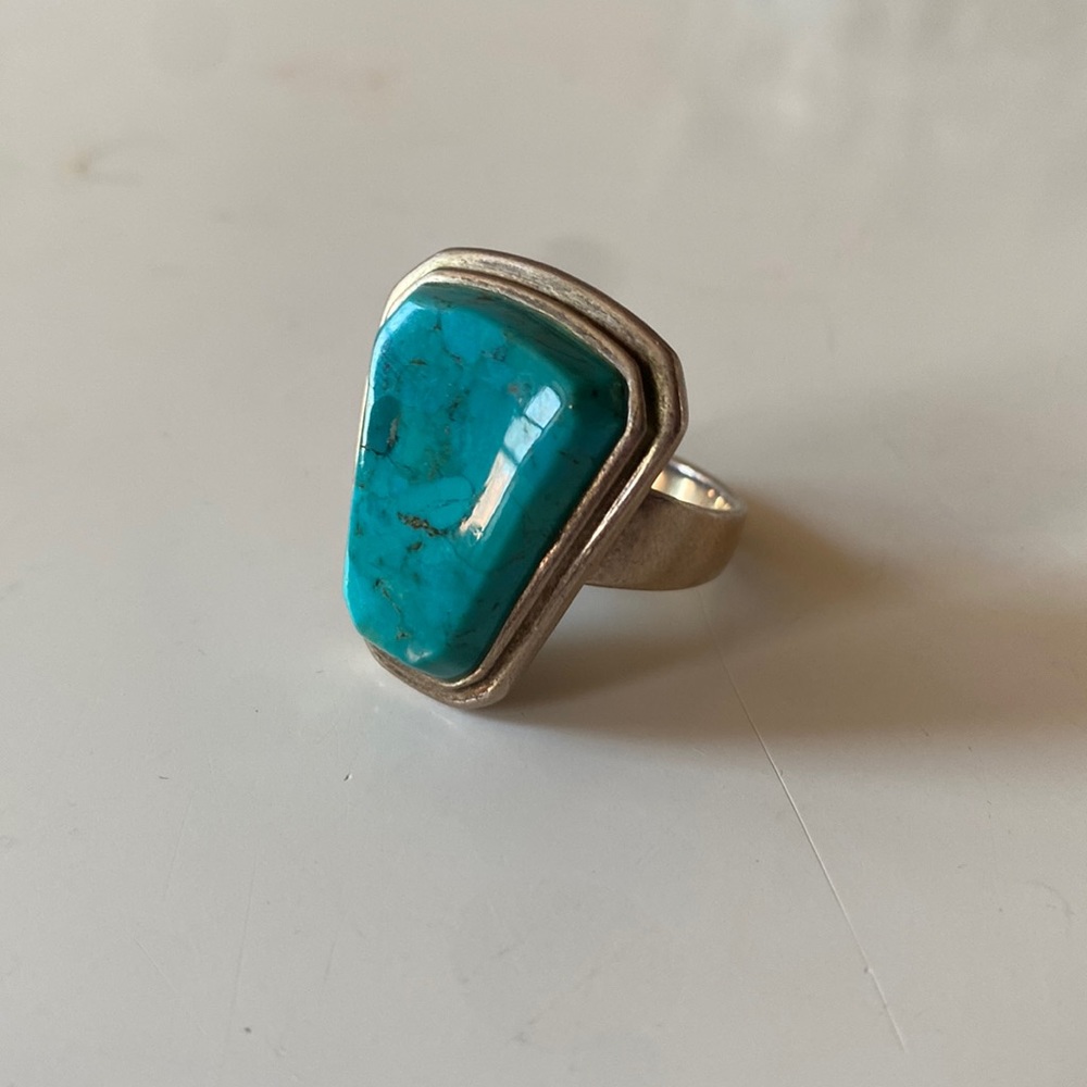 Barse Turquiose Ring vintage gem Sterling silver